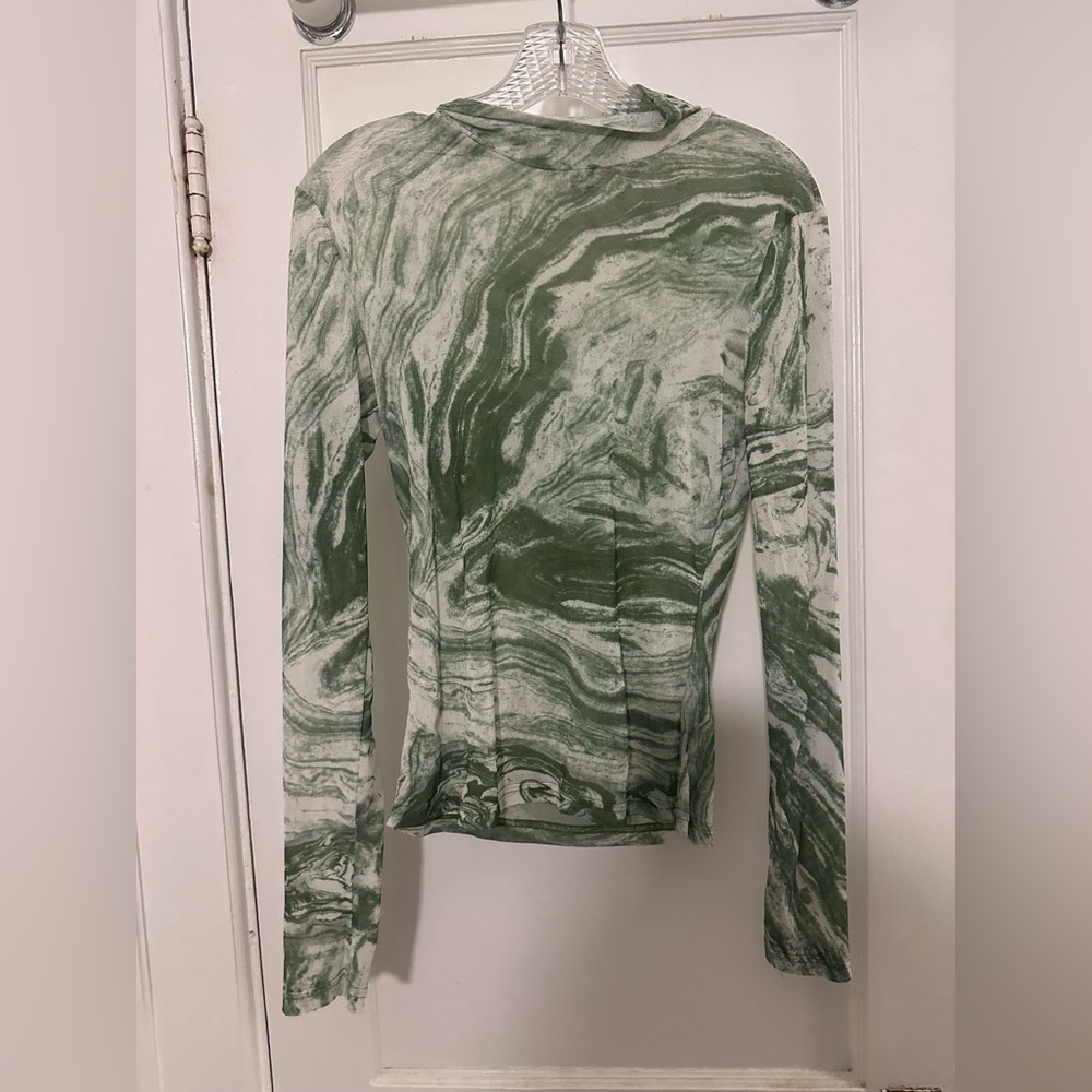 Green Marble Top- Going out top